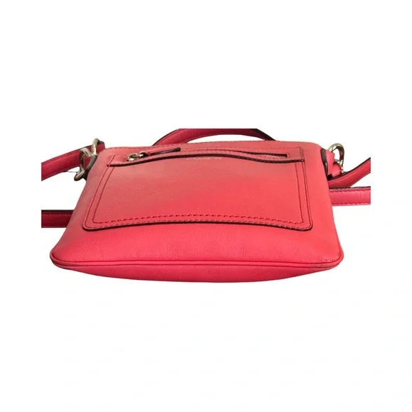 Authentic Coach Coral Leather Legacy Swingpack Crossbody Bag! COA - Picture 5 of 10